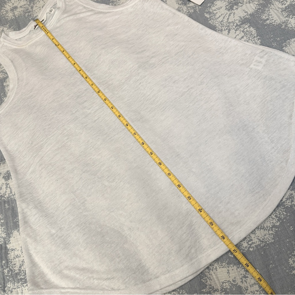 NWT Athleta Breezy Tank, white, flowy A-line, size S - Picture 11 of 11